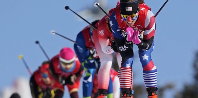 what-olympic-athletes-see-that-viewers-don’t:-machine-made-snow-makes-ski-racing-faster-and-riskier-–-and-it’s-everywhere